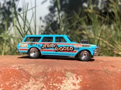 Hot Wheels Chevy Nova Gasser Lowered Chassis