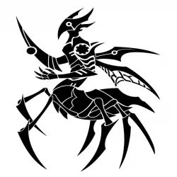 Insect Demon stencil