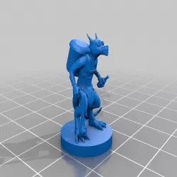 Kobold inventor D&D miniature