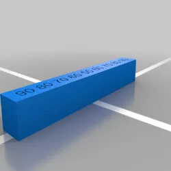 M3D Quad Gradient Test Bar
