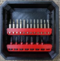 Micro Bit Holder for Milwaukee Packout and Bit Cases