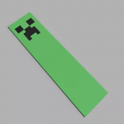 Minecraft Creeper Bookmark Multimaterial (MMU)