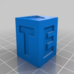 Multi-Material TEVO Test Cube