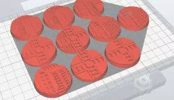 Necromunda / Warhammer 40k Bases 40mm