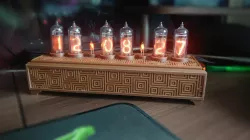Nixie Clock Wooden Box Cover