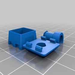 Parametric 3D Printable Mechanical Keyboard Switch (Using Compliant Spring)