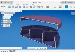 Parametric Screw Top Container - Style 3 - Compartmented