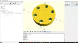 pcd measurement turned into a bolt hole pattern using OpenScad (customizable)