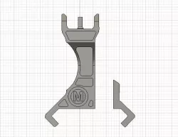 PEQ front sight (LEAF CLONE) 