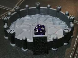 Pillars n Towers Dice Tray #1 For Dungeons & Dragons, Warhammer, Pathfinder and More Tabletop Games