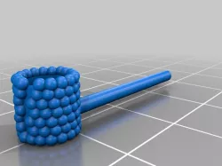 Popeye's Corn-Cob Pipe (With Mushroom Cloud of Smoke) for 1:6 scale action figures