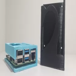 Raspberry Pi 4/4b Case (No supports - Single Print - Mountable version included)