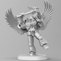 STL file Raven guard anime figurine 🐦・3D printable model to download・Cults