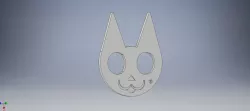 Self Defense Cat Keychain