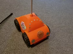 Simple RC buggy body and chassis