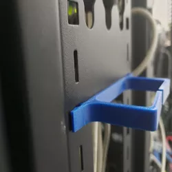 SITE RACK CABLE HOOK WITH CLIPS INSTEAD OF NEEDING SCREWS