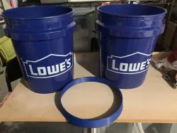 Space Bucket 5 gallon spacer (lowes)