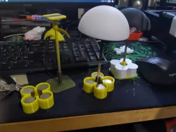 spray paint model stand modular