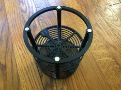 Stackable acetone vapor bath rack magnetic top