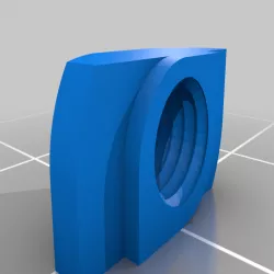 T-nut M4 drop-in rotating 2020 V-Slot, M4 thread