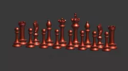 Tall chess set