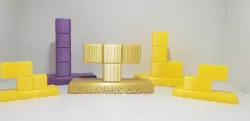 Tetris Trophies (all 7 pieces) - Maximus Cup Tetris 99 - Nintendo Switch
