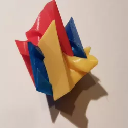 Twisted dovetail cube
