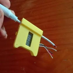 Voltmeter alarm case easy auto-lock