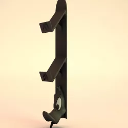Xbox and Steam controller with headphone wall mount