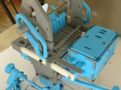 10-hook mechanical punch card reader