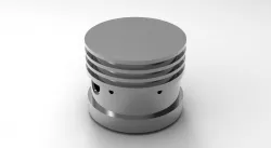 1908 Peugeot cast iron piston