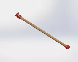 3D printable back scratcher