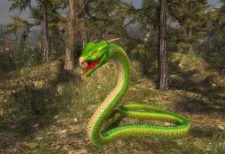 3Dfoin - Fantasy Snake Low-poly  3D model