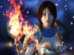 3Dfoin - Royal Sorceress  Low-poly  3D model