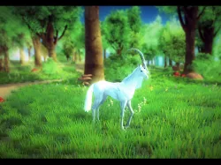 3Dfoin - Unicorn  Low-poly  3D model