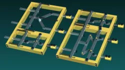 A simple modular mechanical Boolean Gate Array