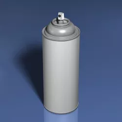 Aerosol Spray Can 3D model