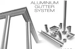 Aluminium Gutter System 3D model