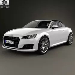 Audi TT 8S roadster 2014 3D model