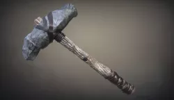 Axe stone Low-poly  3D model