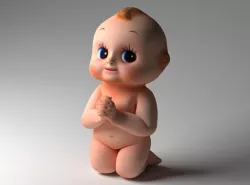 Baby doll modeling Low-poly  3D model