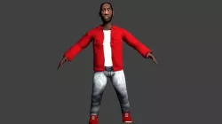Bearded guy 3D model