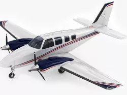 Beechcraft Baron G58 3D model