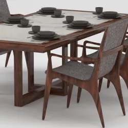 Black Mona Set Tableware  3D model