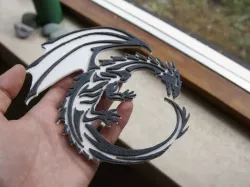 black-white dragon