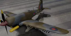 Blackburn B-37 Firebrand TF-5 3D model