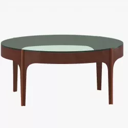 Blue Glass Luxurious Class Dinning Table  3D model