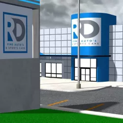 Car Dealership for Poser 3D model