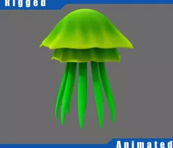 Cartoon Jellyfish 3D model