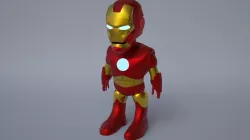 Chibi IronMan Low-poly  3D model